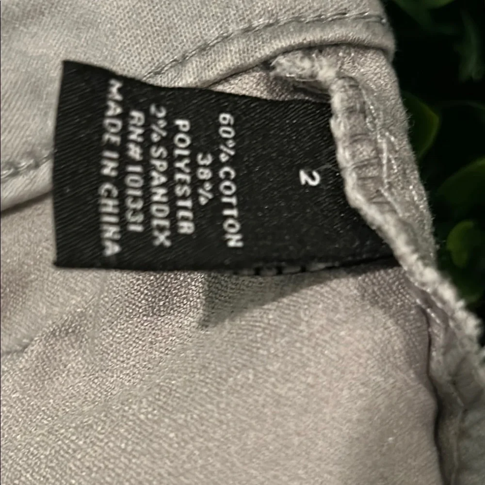 Refuge Gray High Waist Shorts Versatile Style